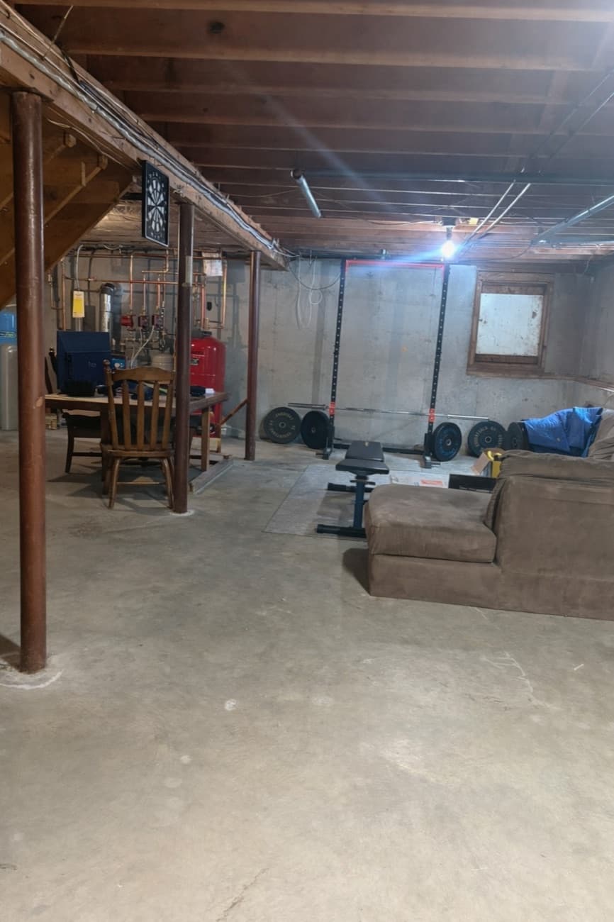 After: Basement Cleanout · Central MA