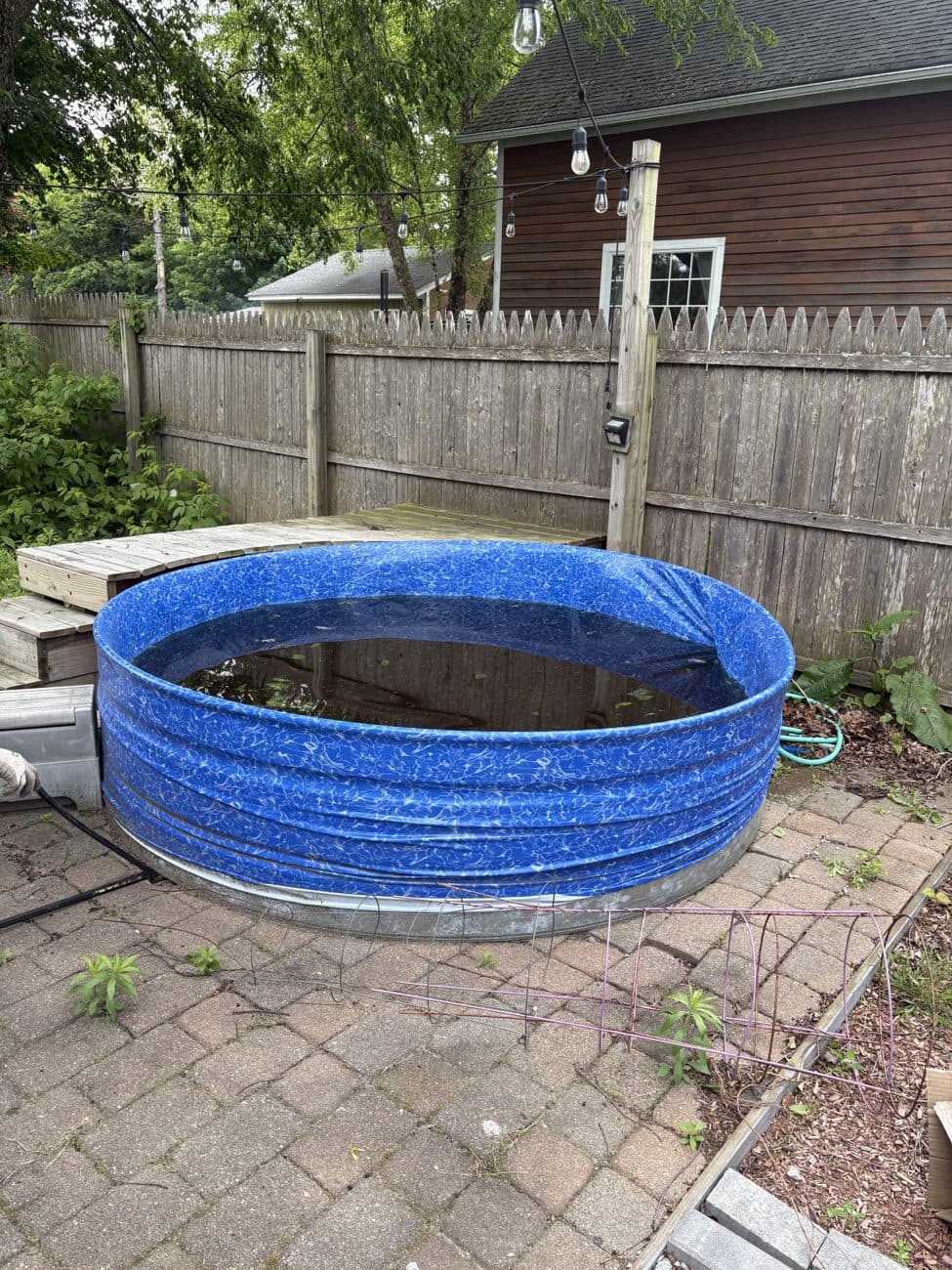 Before: Backyard Pool Removal · Central MA